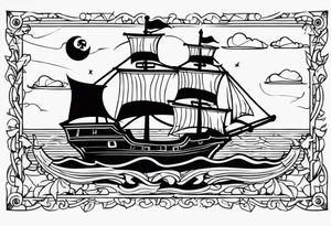 Pirate flag tattoo idea