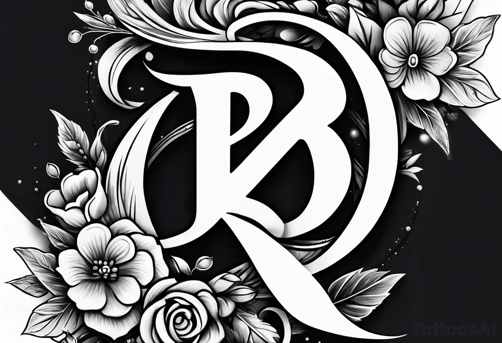 letter r tattoo idea