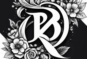 letter r tattoo idea