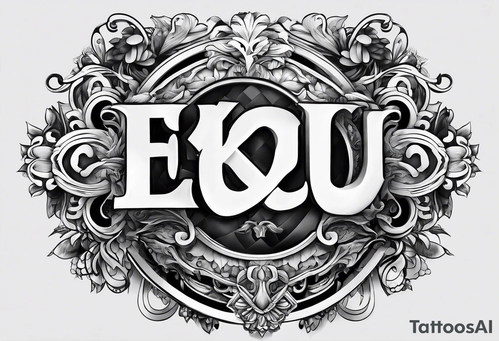 EUB

just a mix of letters tattoo idea