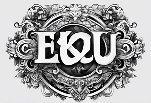 EUB

just a mix of letters tattoo idea