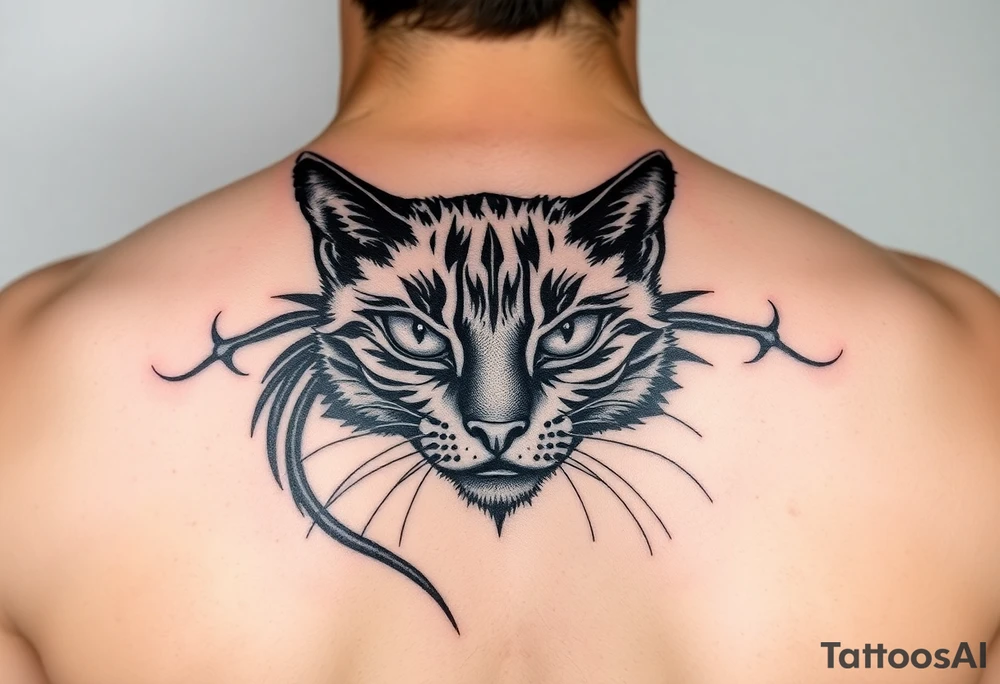 Black Cat tattoo idea