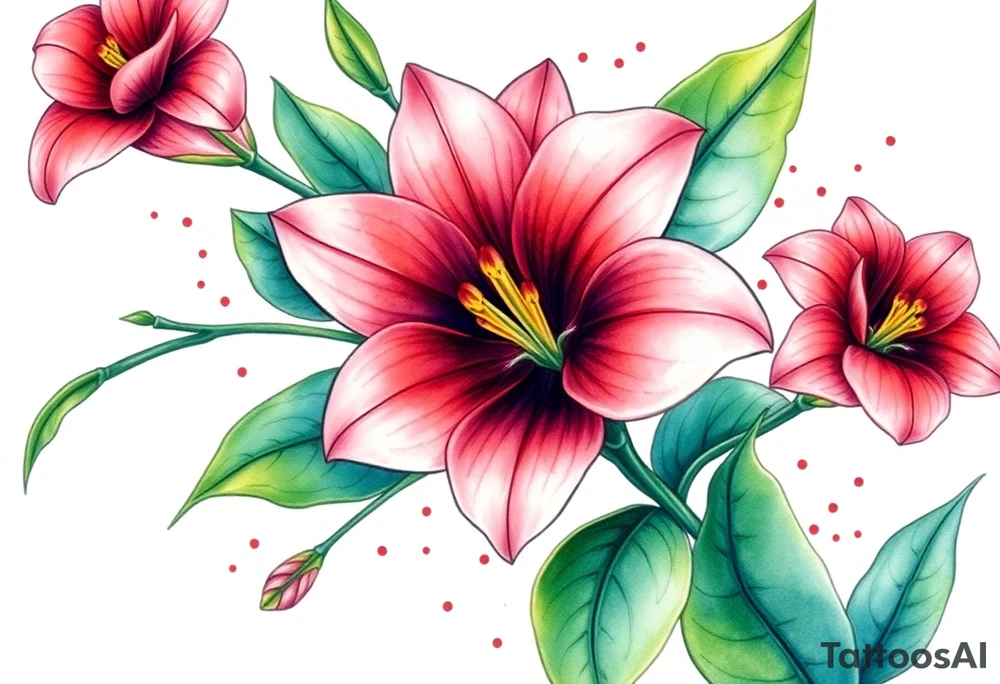 Lilly of the vally tattoo idea