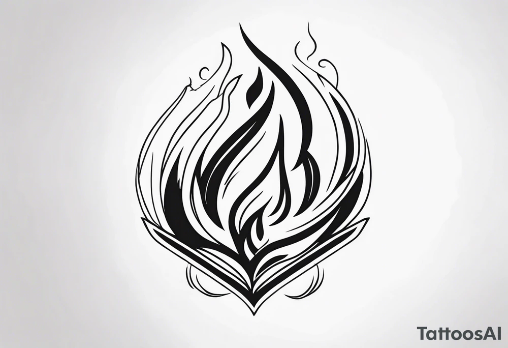 Fire tattoo idea