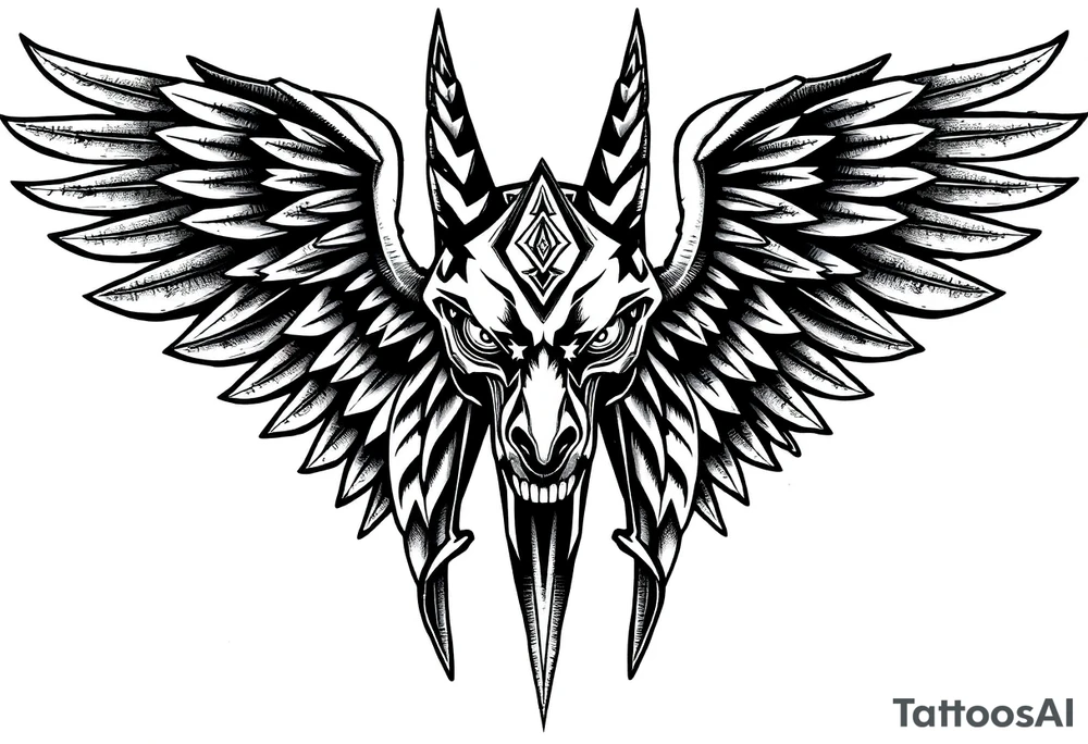 anubis the egyptian death god tattoo idea