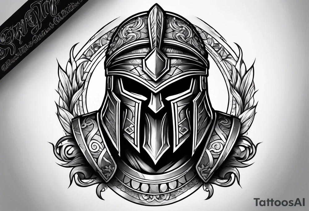 spartan tattoo idea