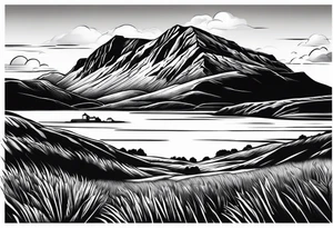 great gable from wasdale head tattoo idea