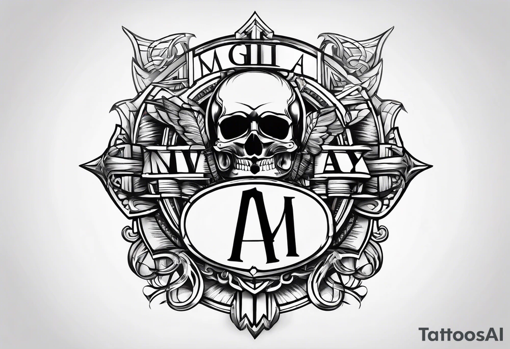 Letters ALA GAA
Roman Numeral
Simple tattoo idea