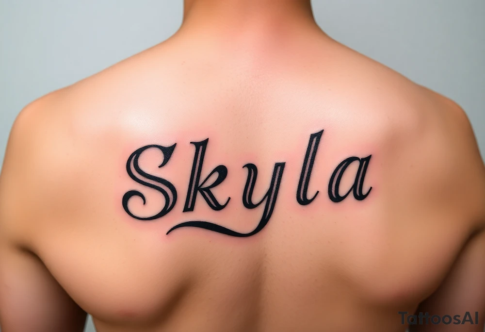Skyla tattoo idea