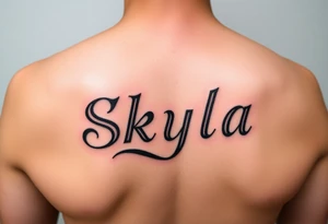 Skyla tattoo idea