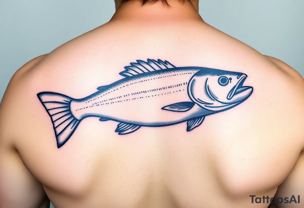 Fishing with dad tattoo idea