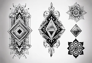 Genera un tatuaje que 
representa la persistencia tattoo idea