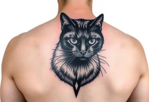 Black Cat tattoo idea
