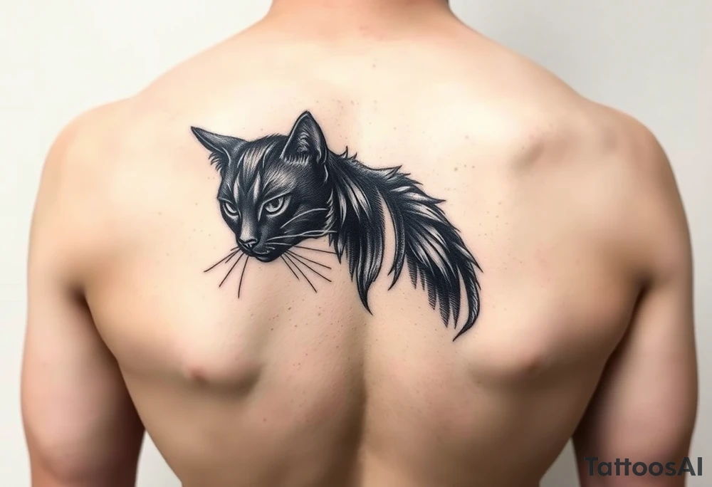 Black Cat tattoo idea