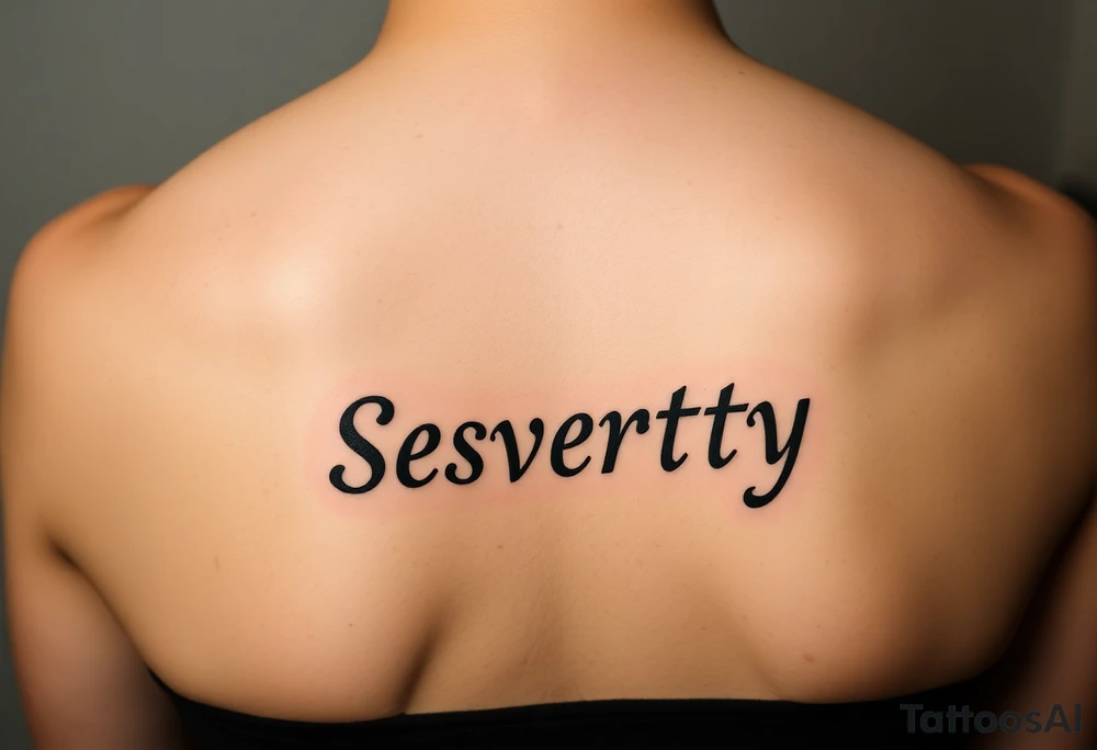 Female meth sobriety tattoo idea