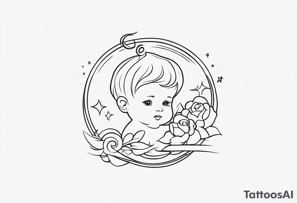 Tattoo inscription Baby tattoo idea