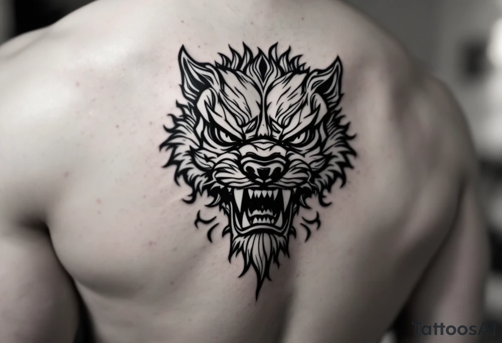 Foo dog tattoo idea