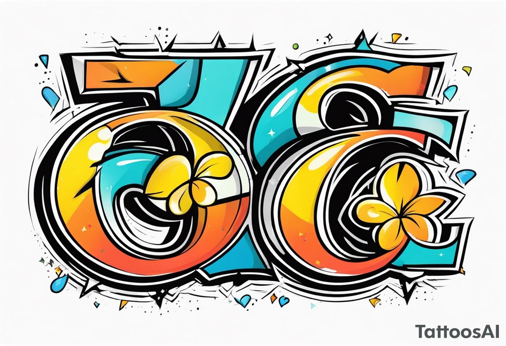 the letters O T G with a cool font tattoo idea
