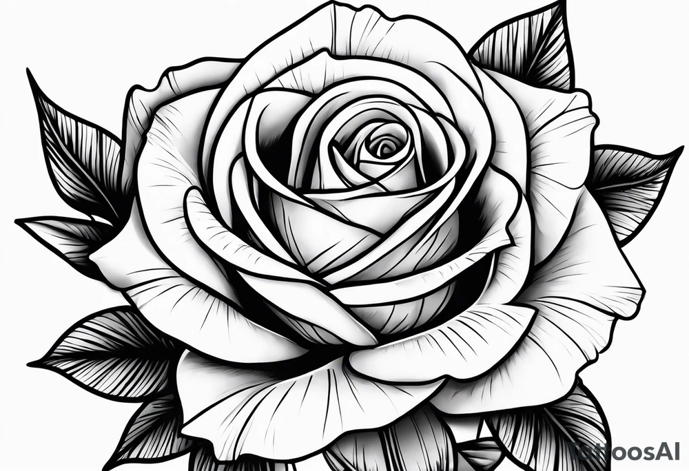 Rose, Gladiolus tattoo idea