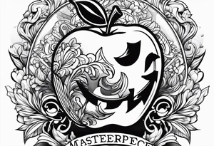 Apple tattoo idea