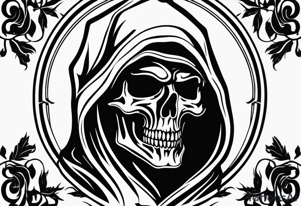 grim reaper tattoo idea