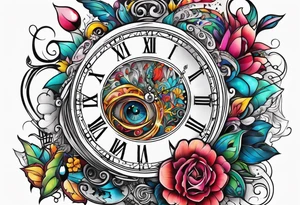 Wonderland time tattoo idea