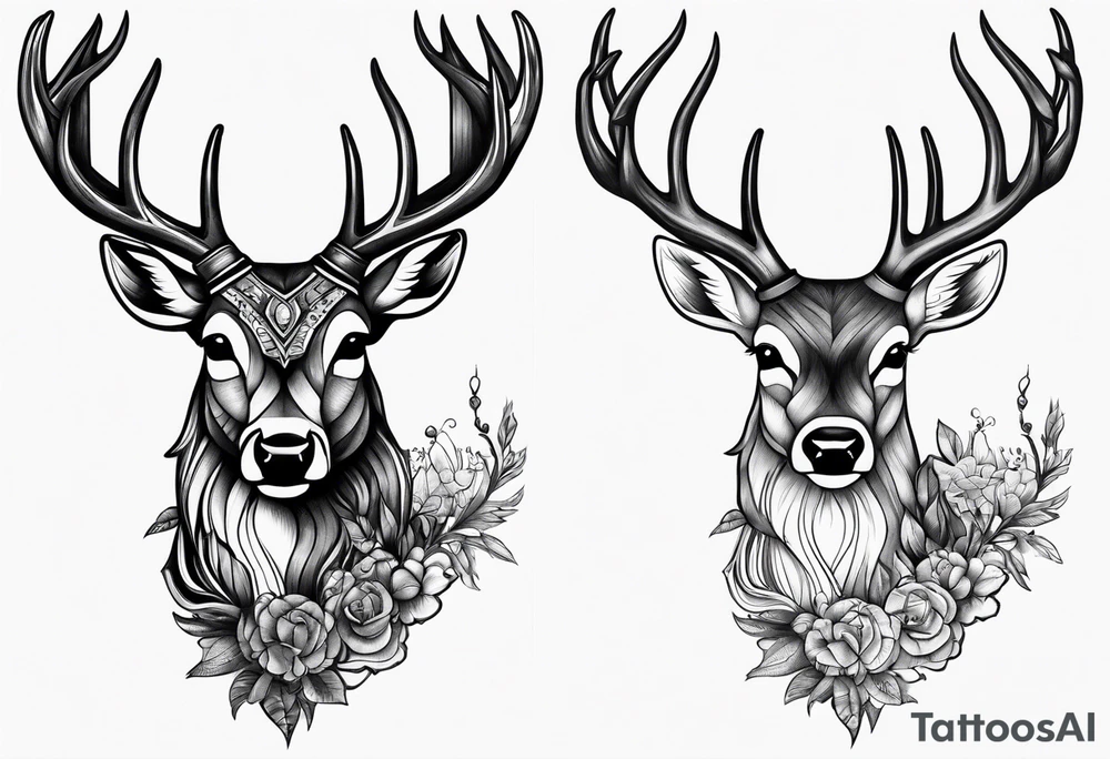 Deer hunting tattoo idea