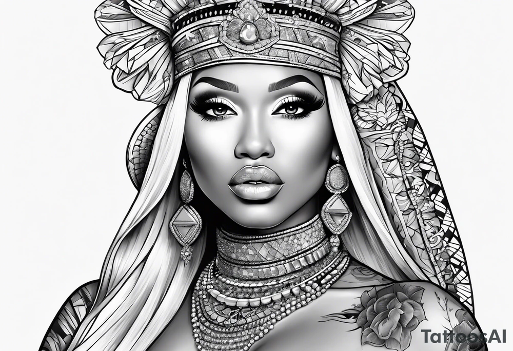 Nicki Minaj tattoo idea