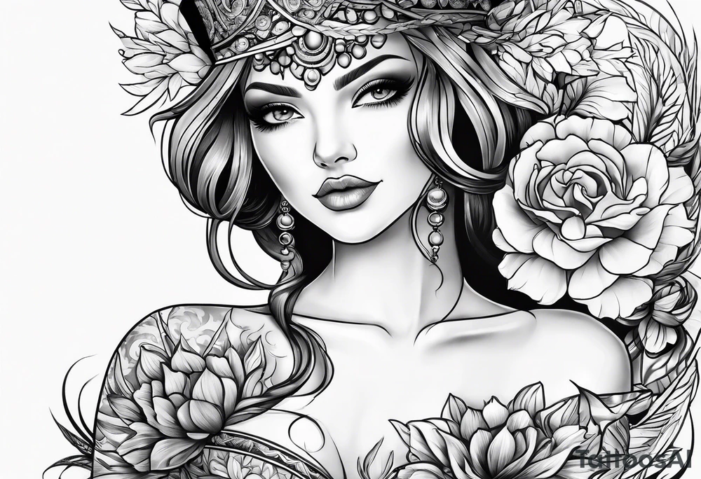 V style tattoo tattoo idea