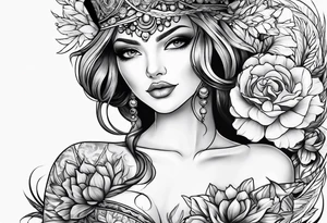 V style tattoo tattoo idea