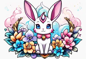 Ditto sylveon tattoo idea