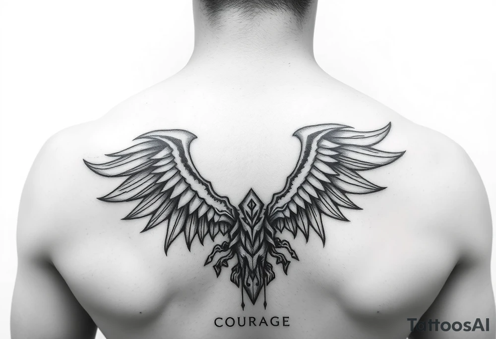 Something that represents courage tattoo idea