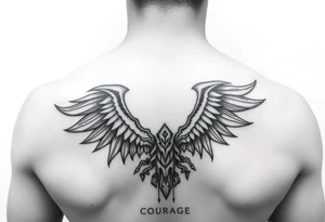 Something that represents courage tattoo idea