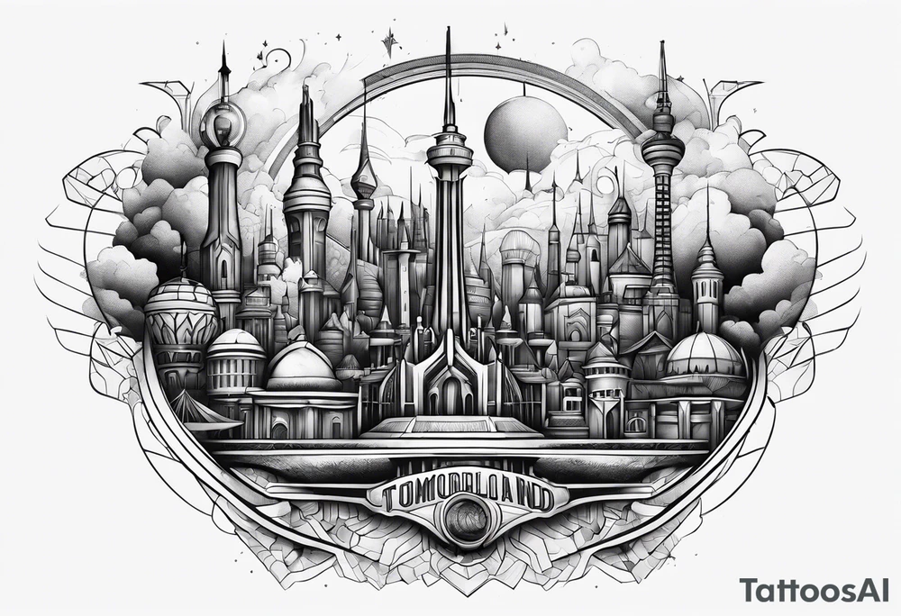 Tomorrowland 2024 based on the town Boom tattoo idea