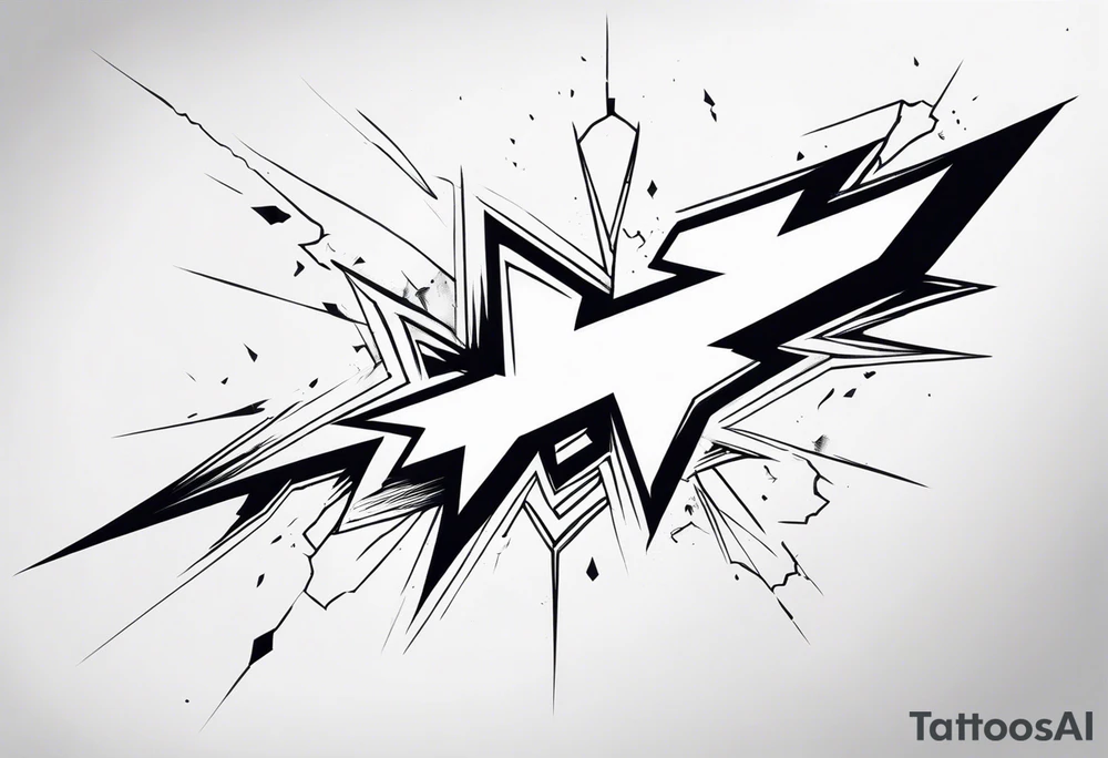 Lightning tattoo idea