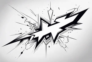 Lightning tattoo idea