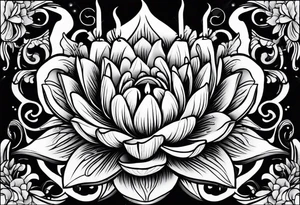 Candle in the darkness alone tattoo idea