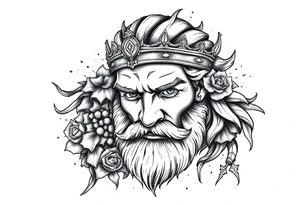 American and German heritage, with Christian traditions tattoo idea