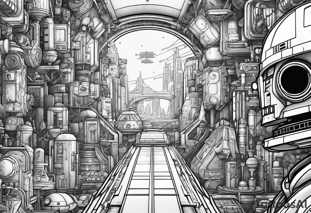 Love, Death & Robots, star wars tattoo idea