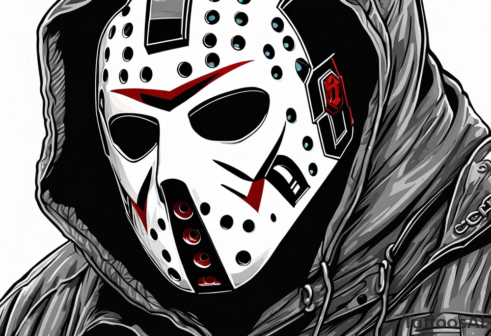 Friday the 13th Jason mask, Star Wars tattoo idea