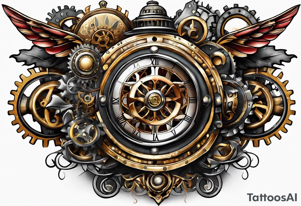 Steampunk tattoo idea