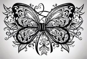 Lacey bows tattoo idea