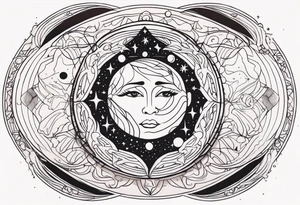 universe vision inside yogi's mind tattoo idea
