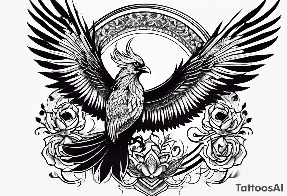 little pheonix tattoo idea