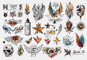 Script font 
Layla Jones tattoo idea