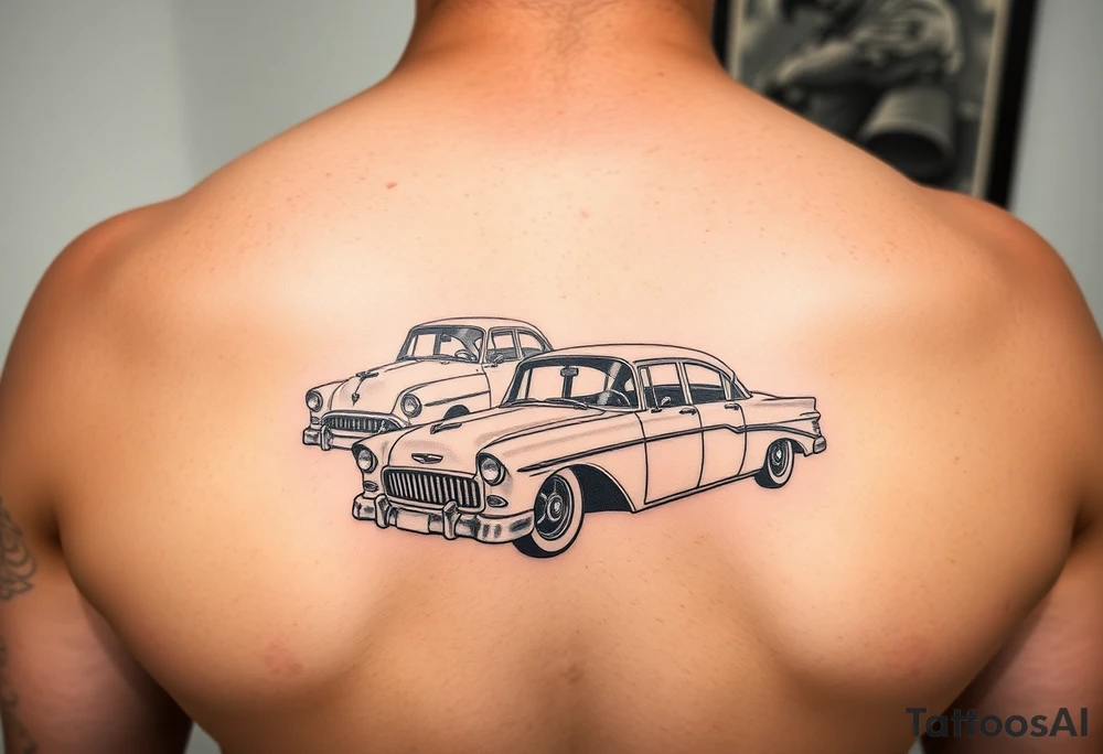 Lowrider cars tattoo idea