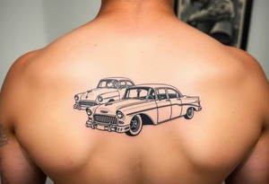 Lowrider cars tattoo idea