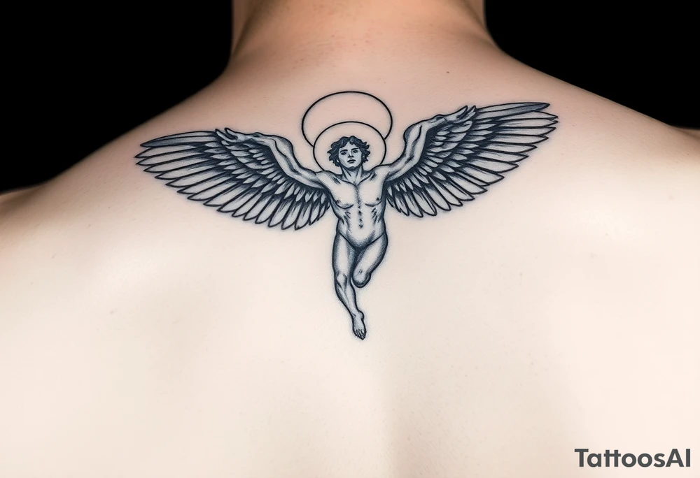 Icarus falling from the sky tattoo idea