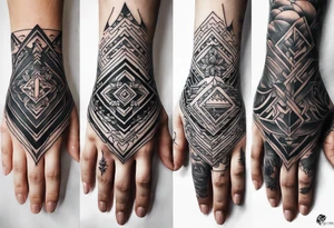 Cover up hand tattoo with somwthing new tattoo idea