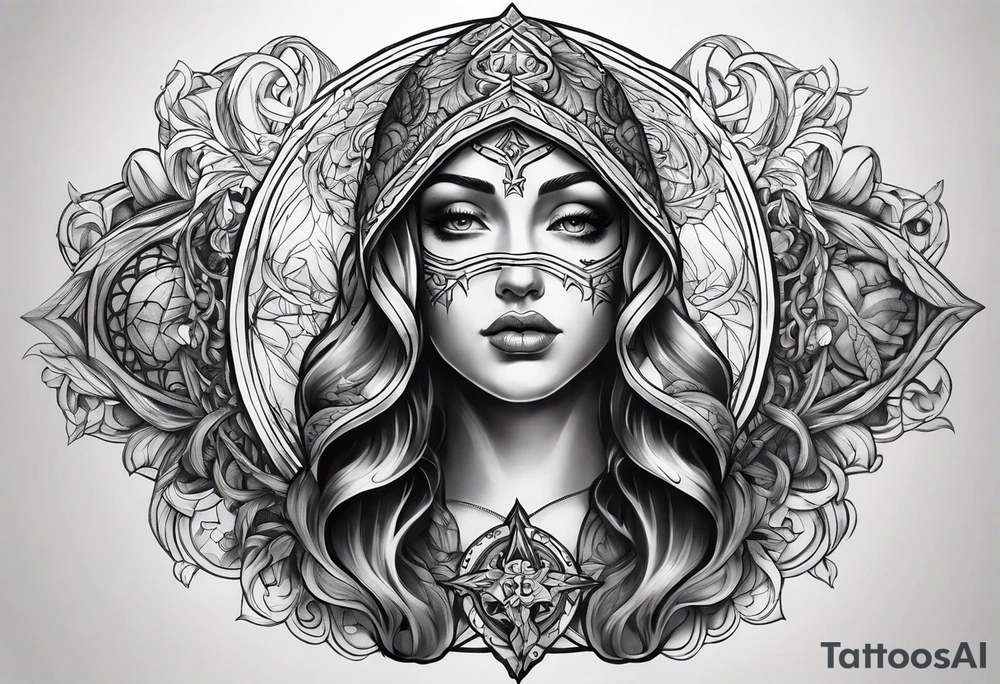 A forearm tattoo portraying salvation tattoo idea